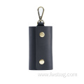 Custom New Design Genuine Leather House Keeper Key Holder Multi Hooks Waist Luxury Key Pouch Bags Men Key Wallet